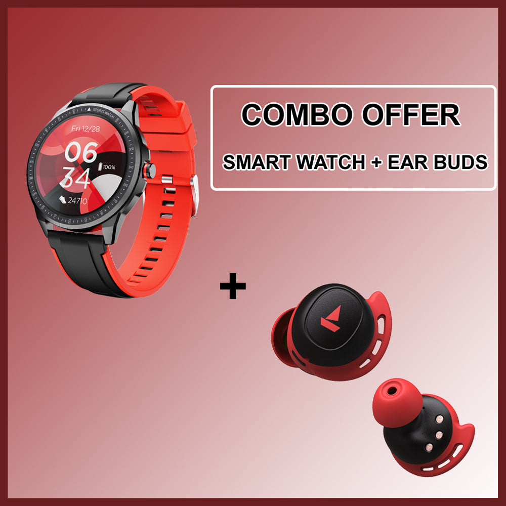 BT watch Flash smartwatch with earbuds Offer