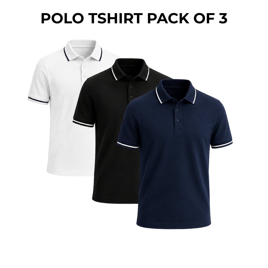 Golden Attire โ POLO COLLECTION SET OF 5