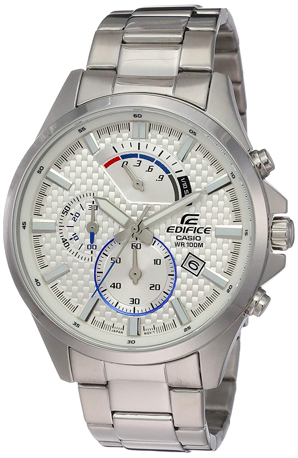 Casio Edifice Chronograph Black Dial Men’s Watch Metal Formal Casual EFR 550D-1AV
