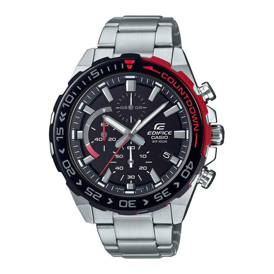Casio Edifice Chronograph Black Dial Men's Watch EFR-566