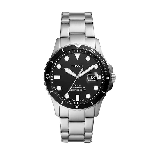 Fossil Analog Black Dial Men's Watch-FS5652