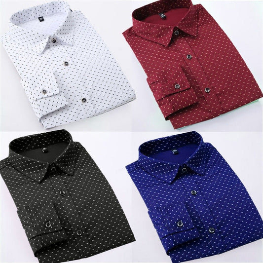 Branded Everyday Casual Shirt Collection (Combo of 4)